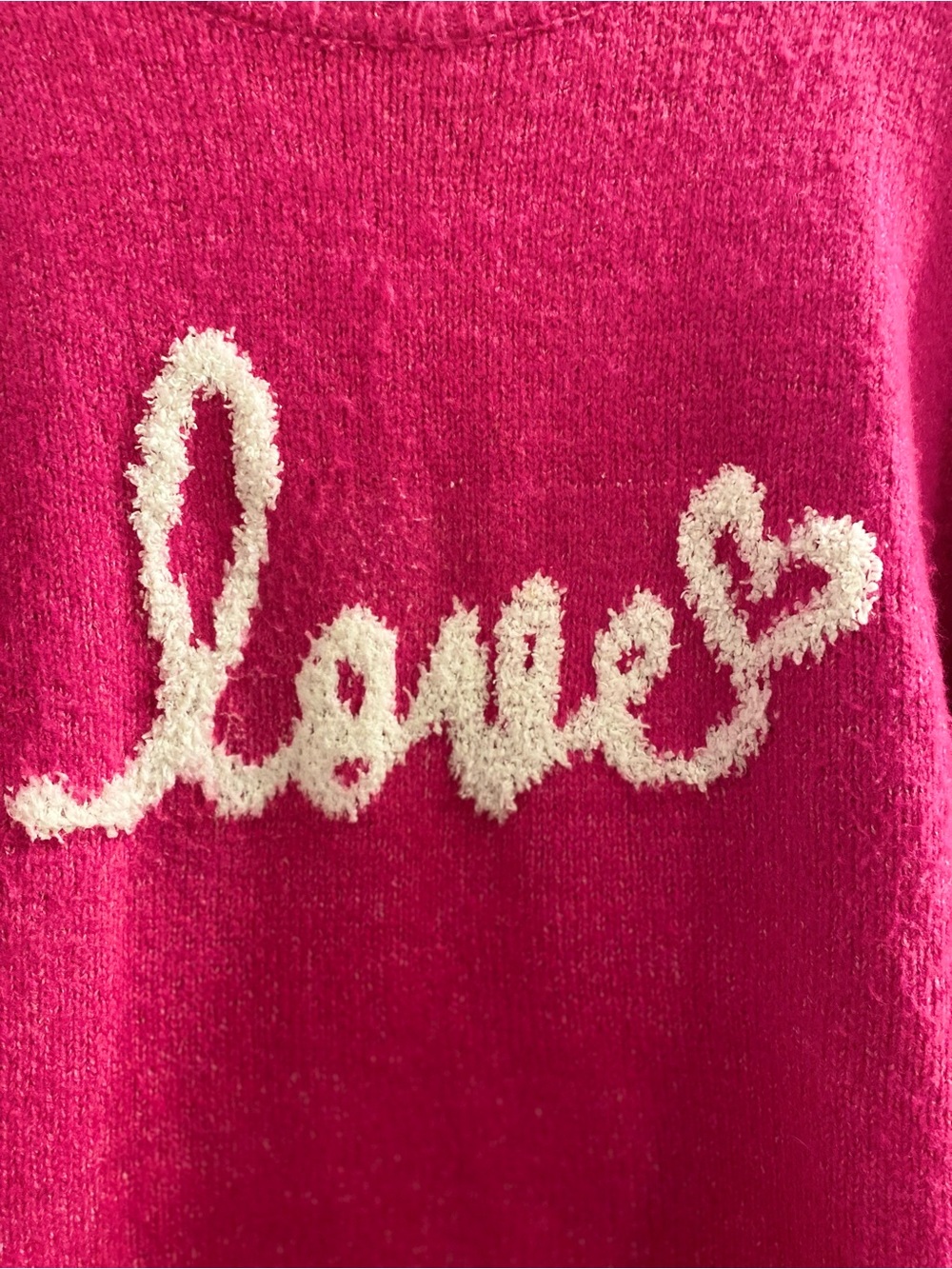 Cupcakes & Cashmere Love Heart Sweater Pink XL - Picture 5 of 8